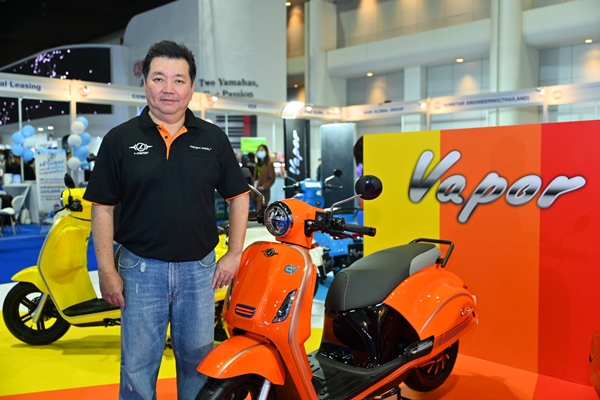 มอเตอร์ไซค์ไฟฟ้าแบรนด์แรกของไทย i-motor รุ่น Vapor: The Perfect Journey